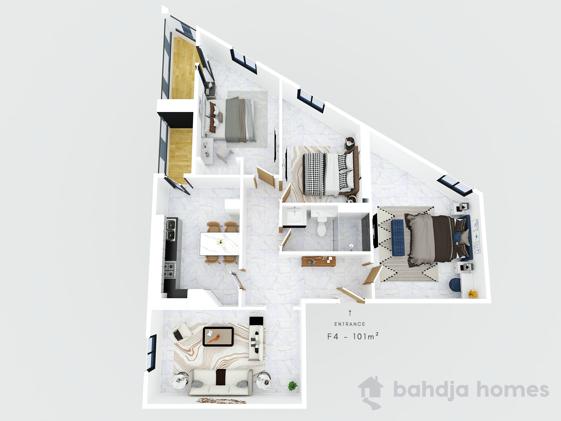 F4 Floor Plan Ouled Fayet